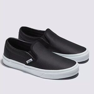Vans Perforated Leather Slip-On